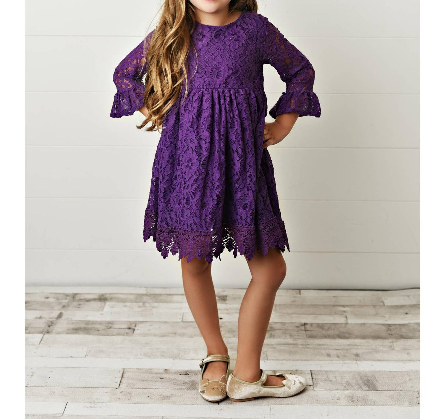 Purple Lace Dress