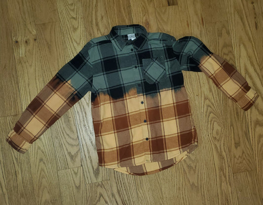 Distressed flannel